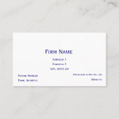 Steno縦の機械は法廷記者を調整します 名刺 (裏面)