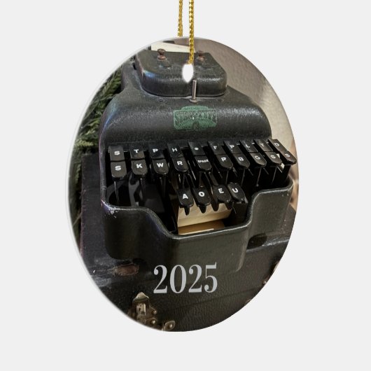 Steno Machine Ornament セラミックオーナメント (右)