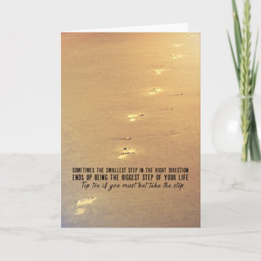 STEPグリーティングカードを取る サンキューカード (正面)