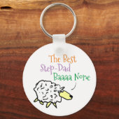 Step用の羊のデザイン最高のパパキーチェーン キーホルダー (正面)