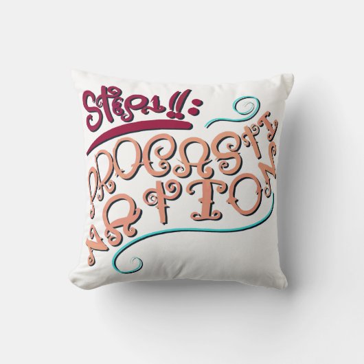 Step 1: Procastination クッション (正面)