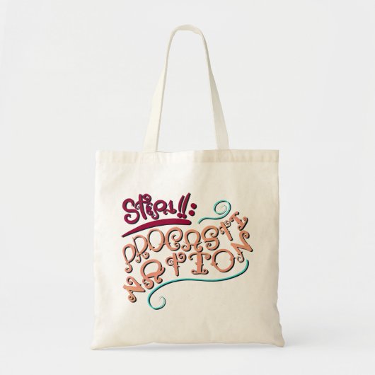 Step 1: Procastination トートバッグ (正面)