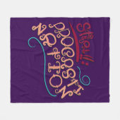 Step 1: Procastination フリースブランケット (正面(横))