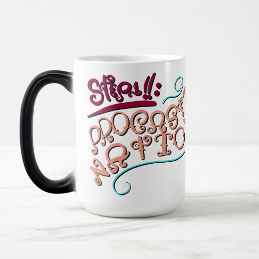 Step 1: Procastination モーフィングマグカップ (左)