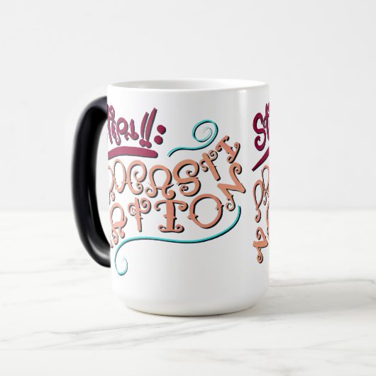 Step 1: Procastination モーフィングマグカップ (正面左)