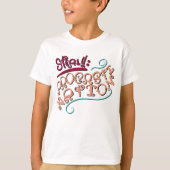 Step 1: Procastination Tシャツ (正面)