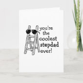 Step Dad Fathers Day Pun カード (正面)