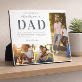 Step Dad Photo Collage Keepsake Gift フォトプラーク