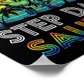 Step Dadsaurus Dinosaur Step Dad Saurus Family Mat ポスター (角)