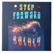 Step Forward Boldly タイル (正面)