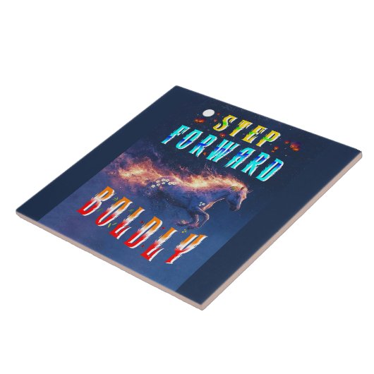 Step Forward Boldly タイル (側面)