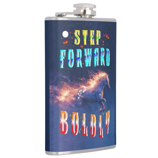 Step Forward Boldly フラスク (右)