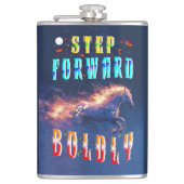 Step Forward Boldly フラスク (正面)