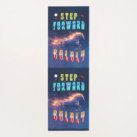 Step Forward Boldly ヨガマット (裏面)