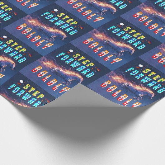 Step Forward Boldly ラッピングペーパー (角)