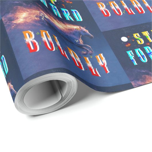 Step Forward Boldly ラッピングペーパー (ロールコーナー)