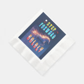 Step Forward Boldly 縁ありランチョンナプキン (角)