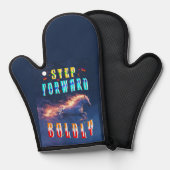 Step Forward Boldly 鍋つかみ (正面/裏面)
