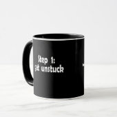 Step Get Unstuck Inspiration Ship Stuck Motivation マグカップ (正面左)
