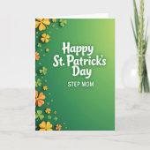 Step Mom St Patricks Day Card カード (正面)