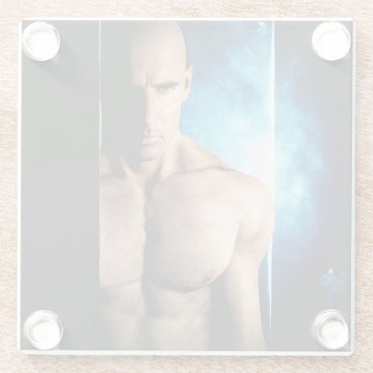 Step Out glass coaster ガラスコースター (裏面)