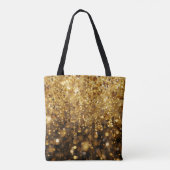 Step Out in Style With Golden Sparkles on Your トートバッグ (裏面)