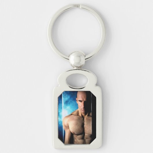 Step Out metal keychain キーホルダー (正面)