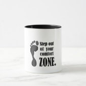 step out of your comfort zone マグカップ (中央)