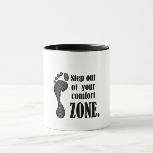 step out of your comfort zone マグカップ (中央)