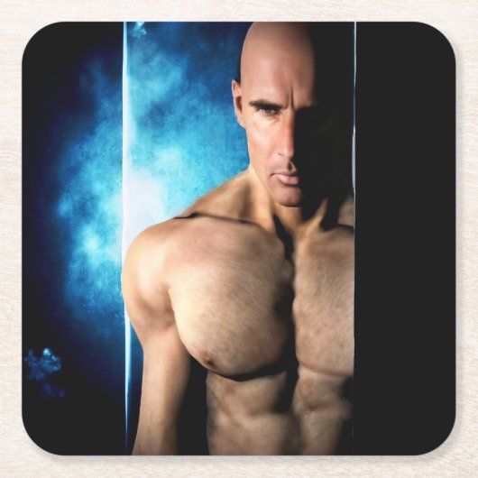 Step Out paper coaster スクエアペーパーコースター (正面)