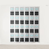  Step & Repeat Business Backdrop Two Logo Banner タペストリー (正面)