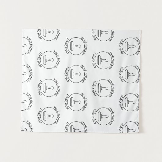 Step Repeat Logoイベントロゴのバぶら下がったナーの追加 タペストリー (正面(横))