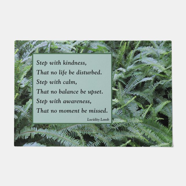 Step with Calm Doormat ドアマット (正面)