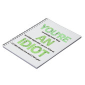 Stepbrother, You're an Amazing Human Gift ノートブック (左側)