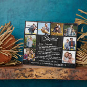 Stepdadの定義とカスタム8の写真と名前 フォトプラーク (側面)