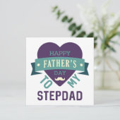 Stepdadの//の私のブランクへの幸せな父の日 カード (スタンド正面)
