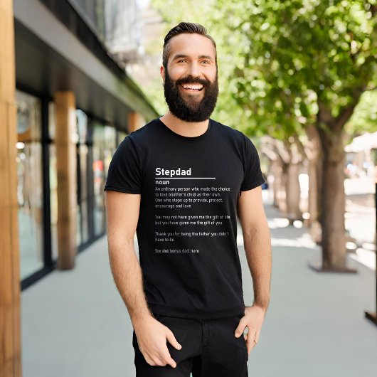 Stepdad定義 Tシャツ