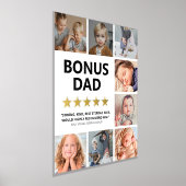 Stepdad評価 |ボーナスパパ写真コラージュ 箔ポスター (レイダウン)