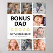 Stepdad評価 |ボーナスパパ写真コラージュ 箔ポスター (正面)