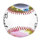 Stepdad Ever最高のタイポグラフィ2フォトブラック金ゴールド 野球ボール (裏面)