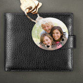 Stepdad Ever 最高の Happy Faters Day写真Keychain キーホルダー