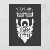 Stepdads with Beards is Better Father's Day Gift ポストカード (正面)