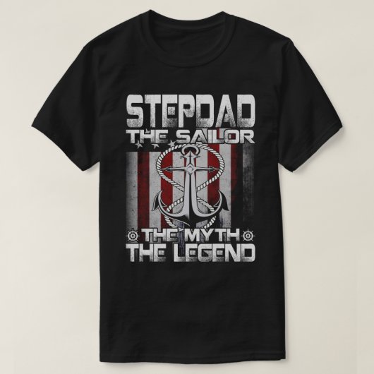 STEPDADT彼は伝説の神話をセーラー Tシャツ (デザイン正面)
