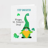 Stepdaughter St PatrickのおもしろいLeprechaun Card用 カード (正面)