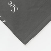 Stepf父定クール義グレモダンー フリースブランケット (角)