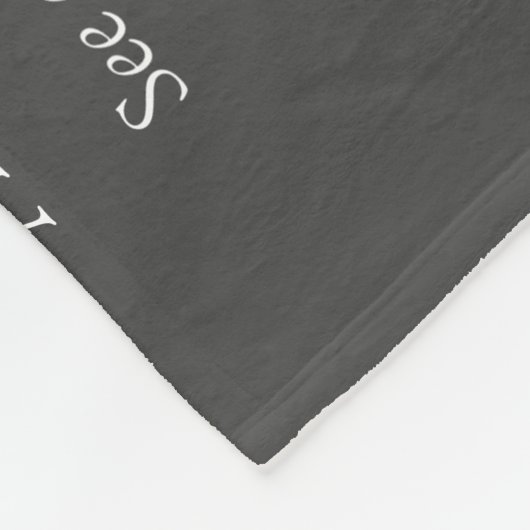 Stepf父定クール義グレモダンー フリースブランケット (角)