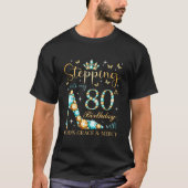 Stepg Into My 80Th With God'S Grace And Mercy Tシャツ (正面)