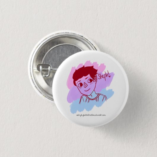 Stephのバッジ 缶バッジ (正面&裏面)