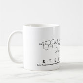 Stephanieのペプチッド名前のマグ コーヒーマグカップ (左)