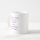 Stephanieのマグ コーヒーマグカップ (正面左)